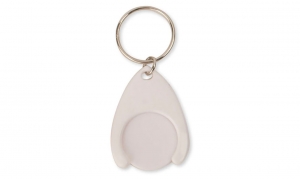 PORTE-CLÉS CADDIE-blanc