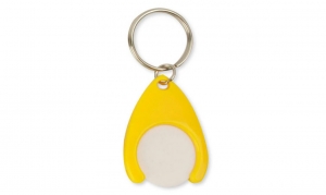 PORTE-CLÉS CADDIE-jaune