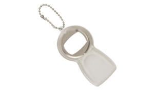 Porte-Clés Publicitaire Décapsuleur Raclette glace Blanc