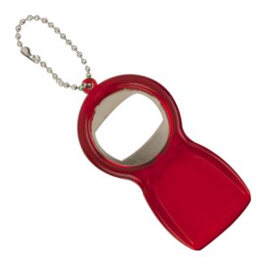 Porte-Clés Publicitaire Décapsuleur Raclette glace Rouge