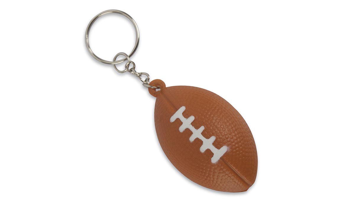 Porte Clés Antistress Ballon Football NFL Rugby PU Publicitaire