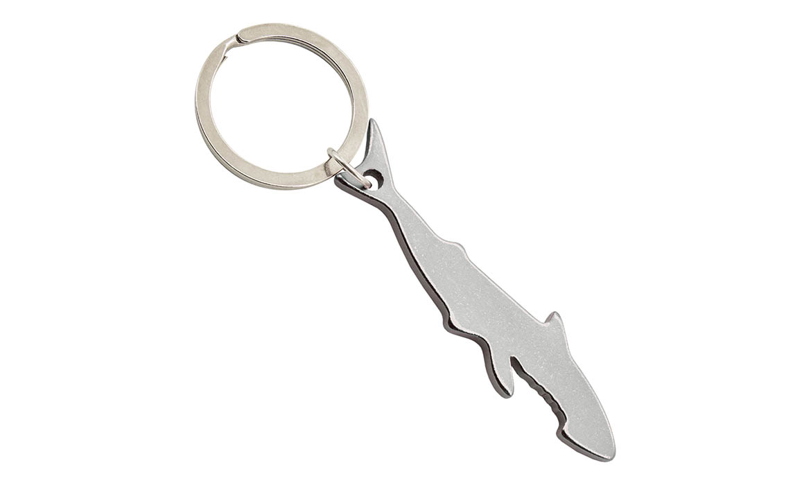 Porte-Clés Publicitaire Aluminium Requin Silver Argent