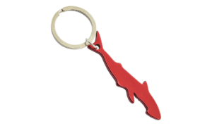 Porte-Clés Publicitaire Aluminium Requin Rouge