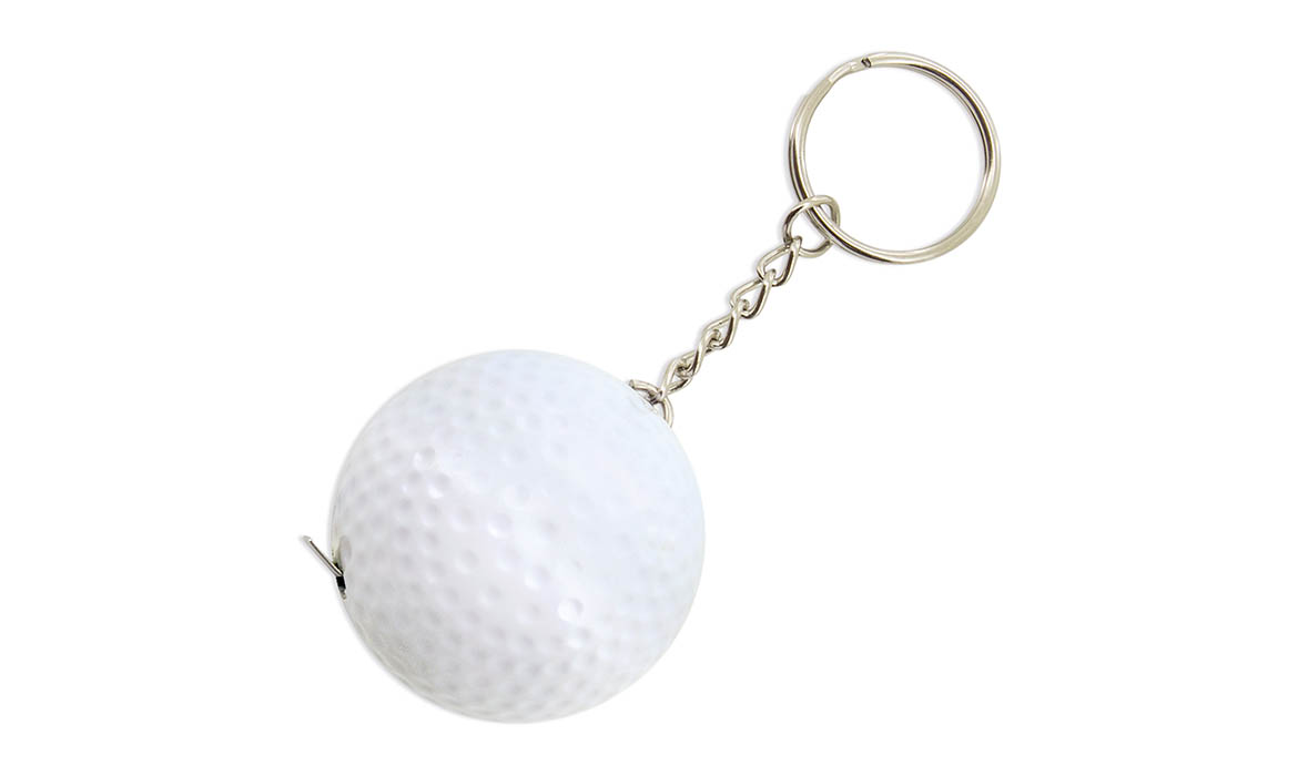 Porte-clés Publicitaire Plastique mètre Balle de Golf mètre ruban
