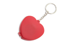 Porte-clés Publicitaire Plastique Mètre Ruban Coeur