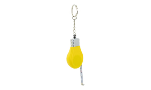 Porte-clés Publicitaire Plastique Mètre Ruban Ampoule Electrique