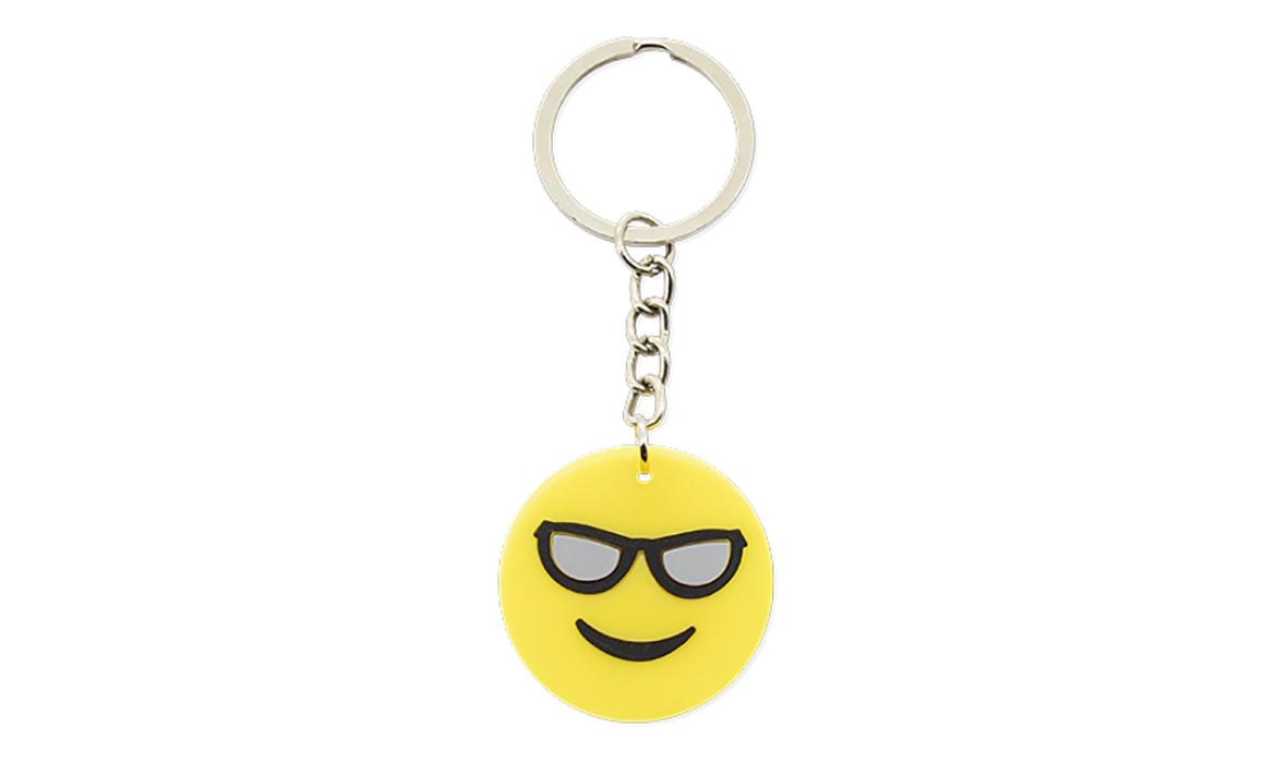 Porte Clés Publicitaire Smiley - Cool