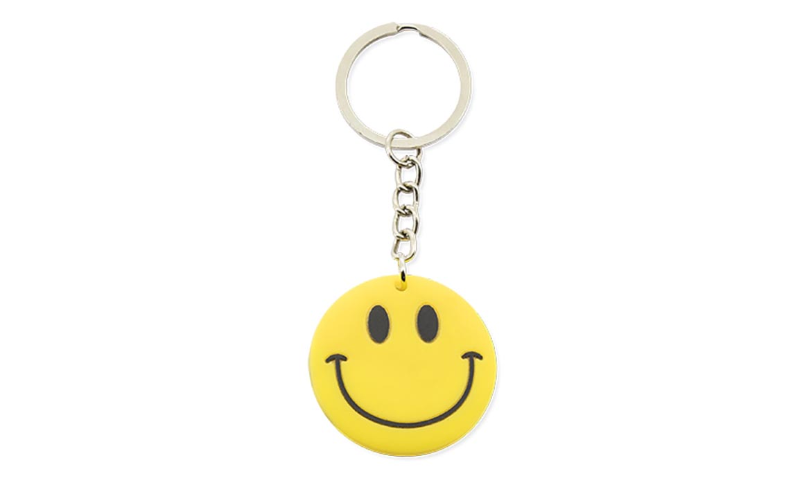 Porte Clés Publicitaire Smiley - Happy