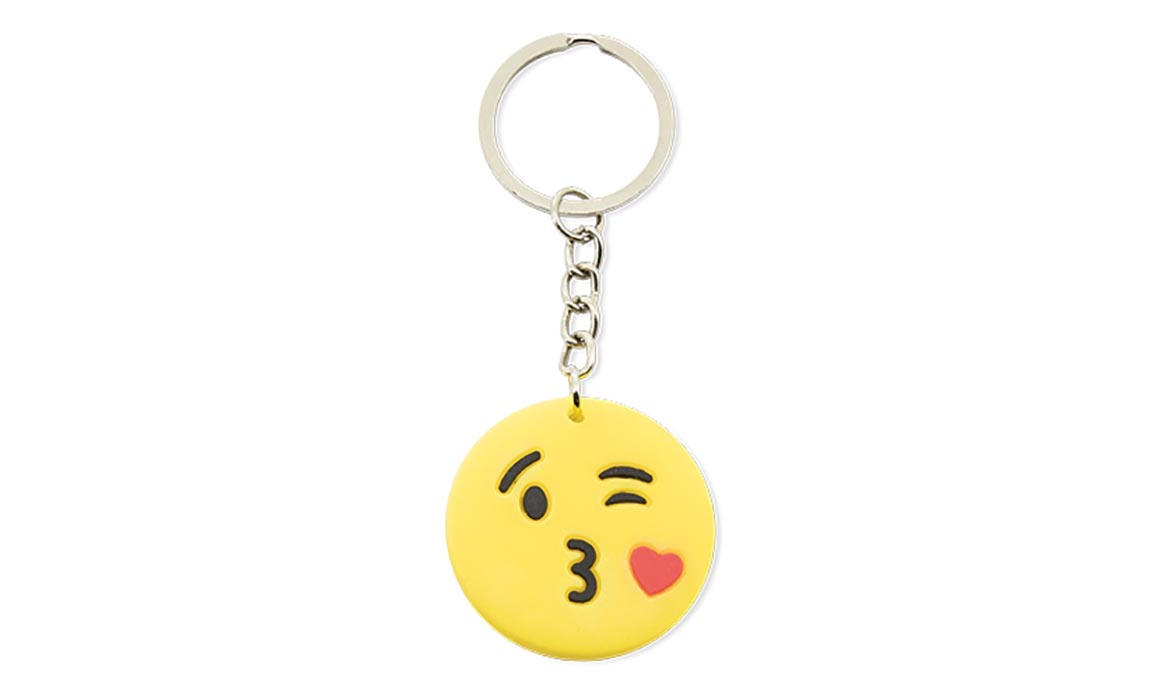 Porte Clés Publicitaire Smiley - Kiss Love 