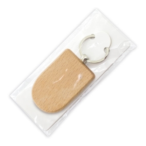 Emballage Porte-clefs en Bois oblong