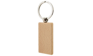 Porte-clef en Bois Rectangle
