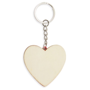 Porte-cles bois coeur neutre