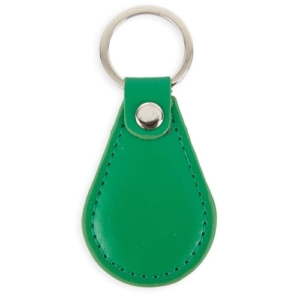 Porte-clés Simil Cuir Oval Vert
